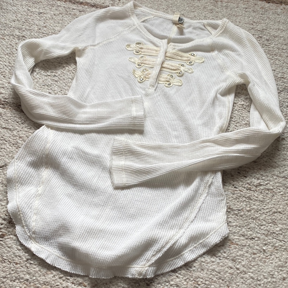 We The Free Cream Long Sleeve Thermal Top